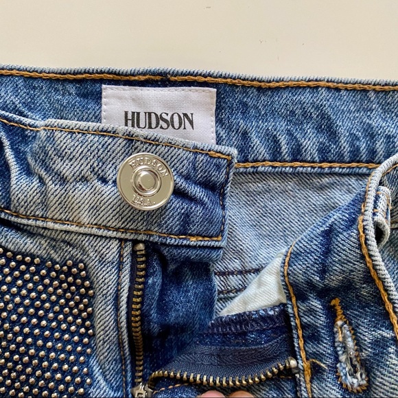 Studded Hudson Kenzie Shorts NWOT Size 26 $255 - Picture 10 of 14